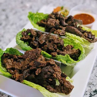 Steak Lettuce Tacos
