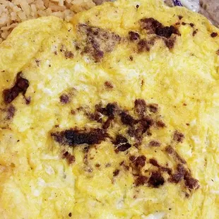 3 egg chorizo omelet