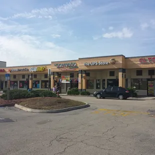 Right next to UPS store