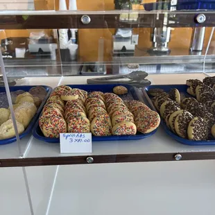 a variety of donuts