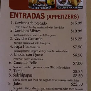 Breakfast and appetizers