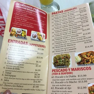 Everything was great. Ceviche Camaron was so unique and delicious!