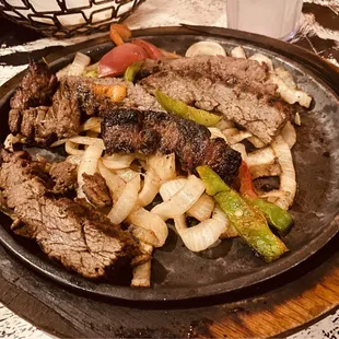 Steak fajitas