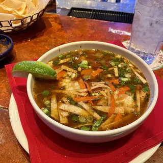 Spicy Chicken Tortilla Soup