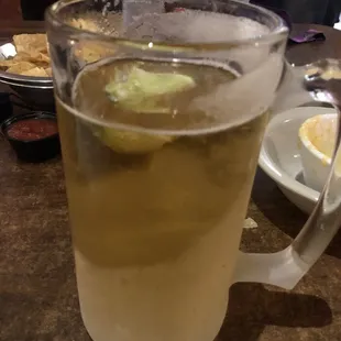 For starters ice cold beer in Chilled mugs.  Can't go wrong!!!