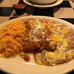 Sour Cream Chicken Enchiladas
