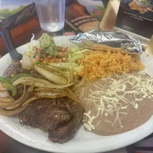 Carne Asada plate