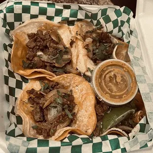 Steak tacos