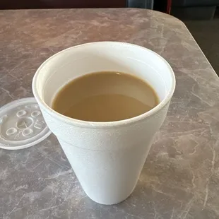 Nice cup of coffee to go..