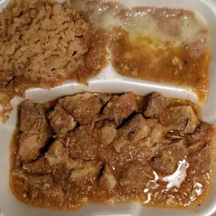 Chili Verde Plate