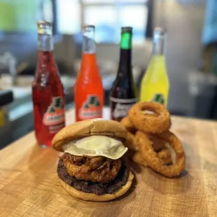 This is one of our hamburger variants which is the BBQ Burger.