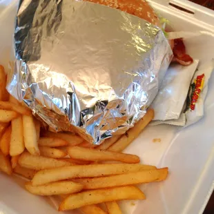 Crazy burger is crazy big, and crazy good!