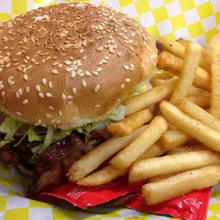 Crazy burger. Crazy, unbelievably great.