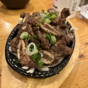 Galbi - good marinate but low quality beef