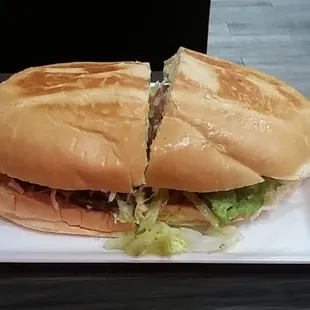 a sandwich on a plate