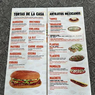 menu, burgers