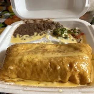 Chicken Chimichanga Burrito