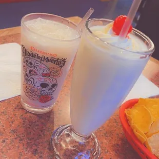 Rumchata and piña colada