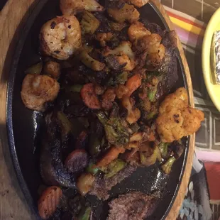 California Steak and Shrimp very good