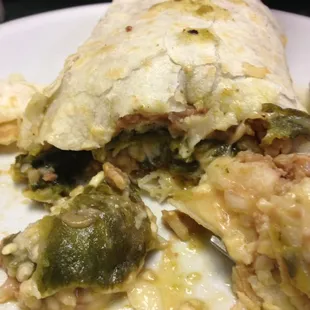 relleno burrito. love the peppers nice and hot and carrots! very good!