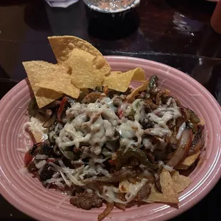 Lunch Fajita Nachos