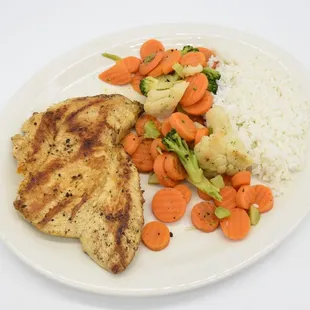 a plate of food