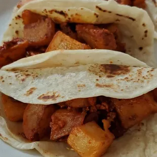 Breakfast Taco (Potato and Chorizo)