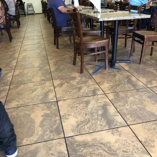 people sitting at tables