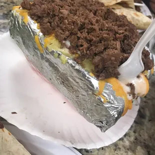 Papa Con Carne