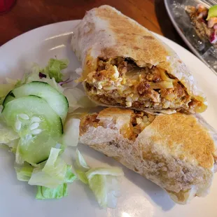 breakfast chorizo burrito