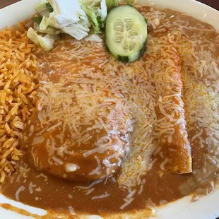 3. One Chile Relleno y One Enchilada de Queso