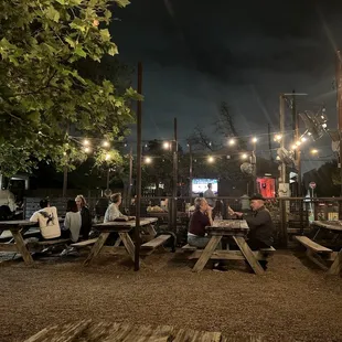 Outdoor seating area