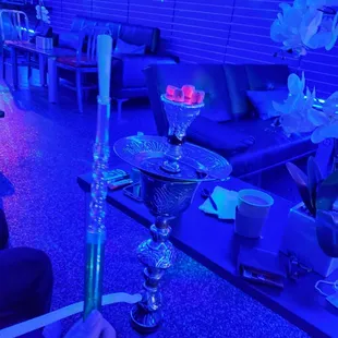 Regular hookah, orange mint flavor