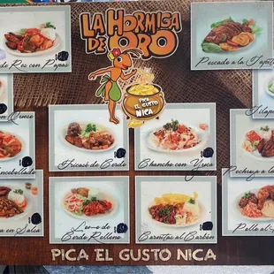 All Day Menu - El Gusto NICA