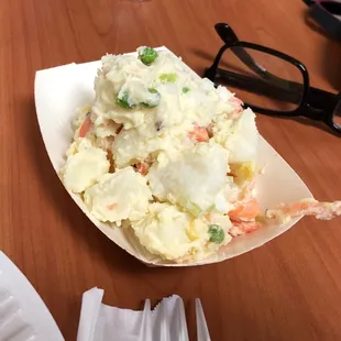 Potato salad. Needed salt.