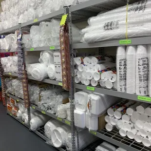 a shelf full of candy