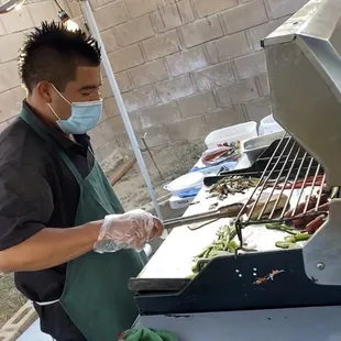 The setup for my sons party was super! When the sun went down he had decorative lights