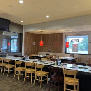 sushi and sashimi, interior