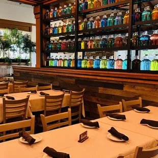 interior, sushi and sashimi