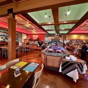 Bar and buffet