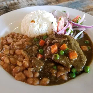 Seco De Carne Con Frijoles