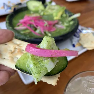 Spicy Shrimp Aguachile