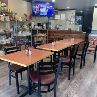 Mini mart and seating