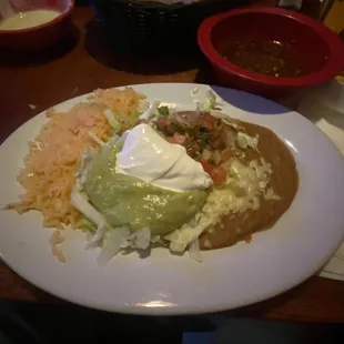 Fajita setup