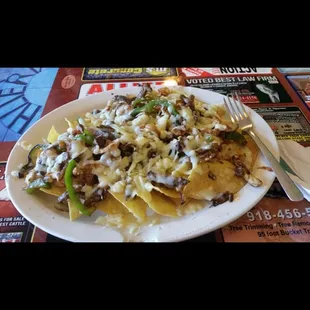Fajita nachos.