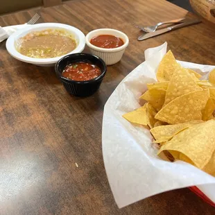 House chips and beans