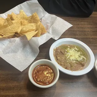 Fresh chips with plenty of drip.