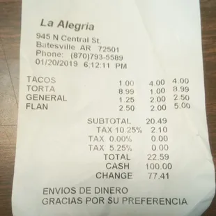 La Alegria proof of existence!