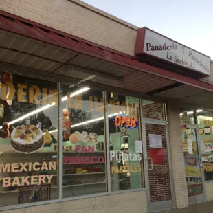 a mexican bakery in a city