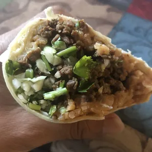 Asada burrito
